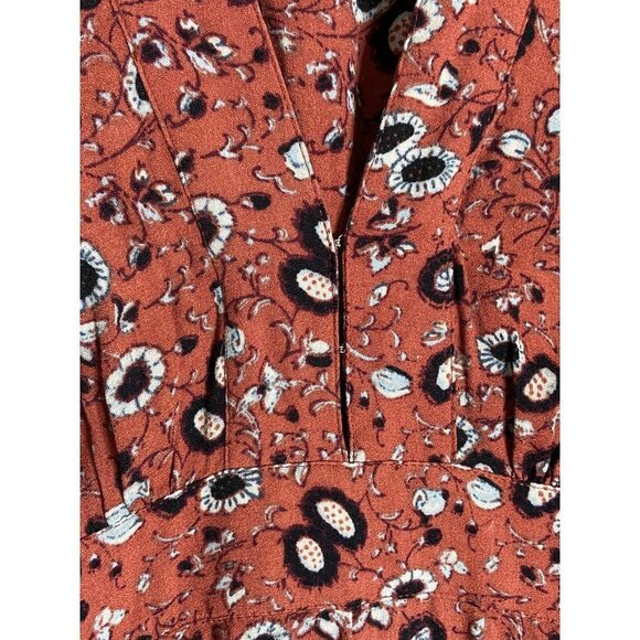 Free People Some Like it Hot Jumpsuit Rust Combo-sz approx. 8 - Picture 13 of 13